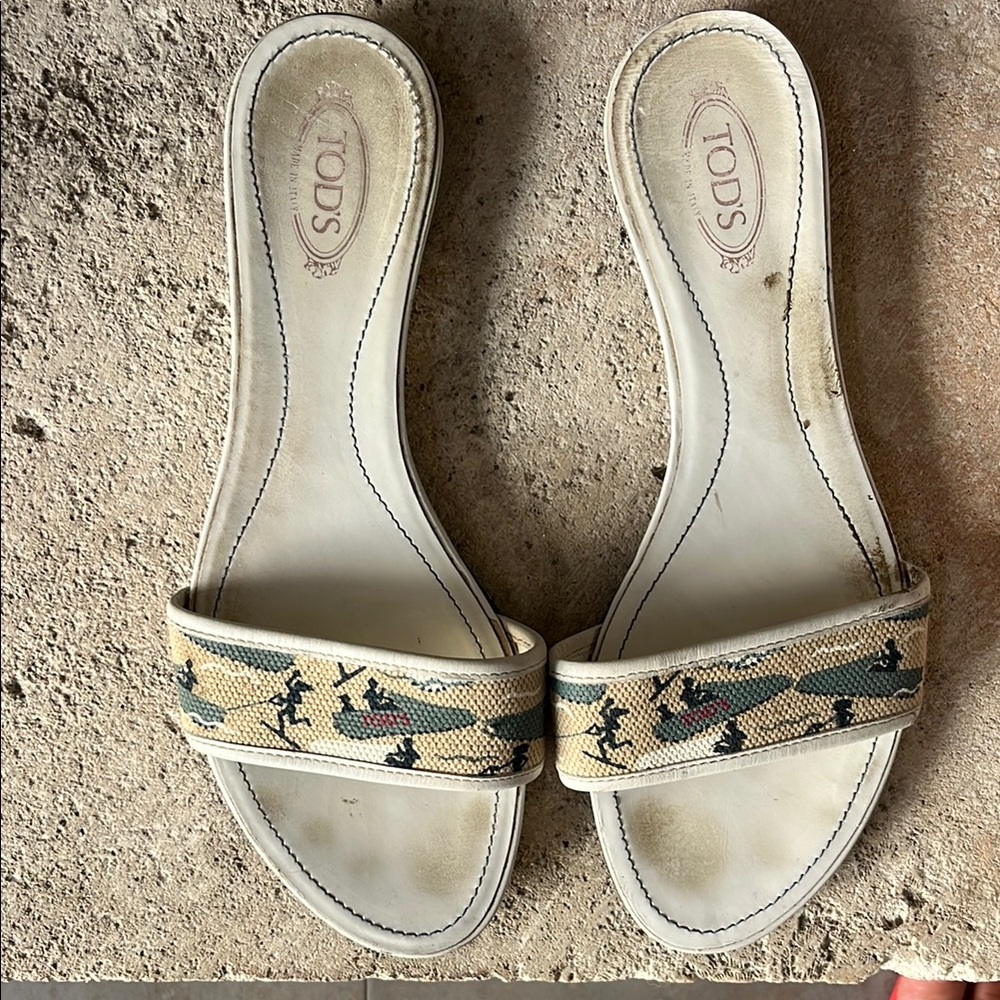 TOD'S Women's Beige Sandals